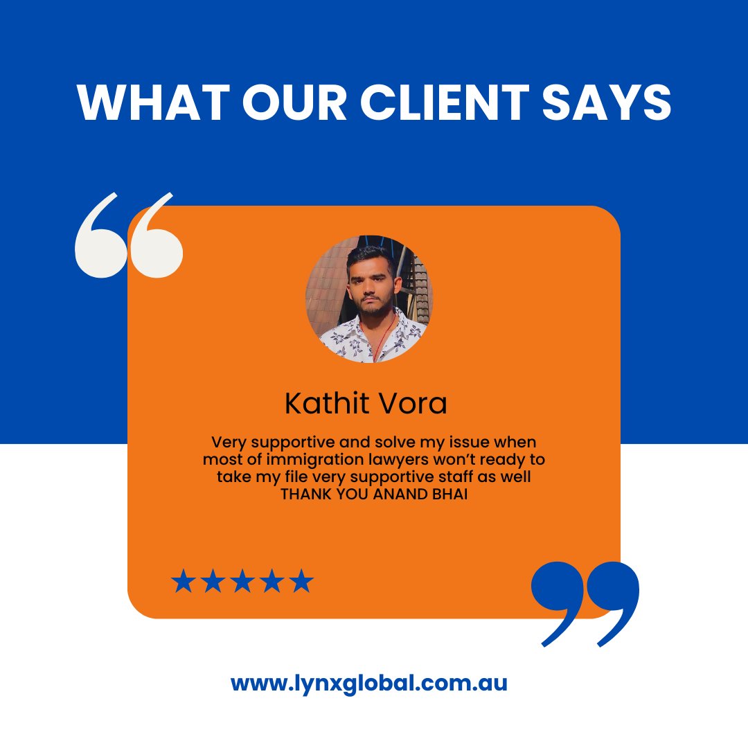 lynxglobal_au's tweet image. ⭐⭐⭐⭐⭐ Another 5 Star Google Review ⭐⭐⭐⭐⭐

Head Office - Suite 27, Tower 4, Level 17, 727 Collins Street, Docklands, VIC 3008, AUSTRALIA 
#studentvisa #visa #visagrant #visitor #visitorvisa #anzsco #subclass500 #subclass600 #studyinaustralia #immigration #lynxglobal