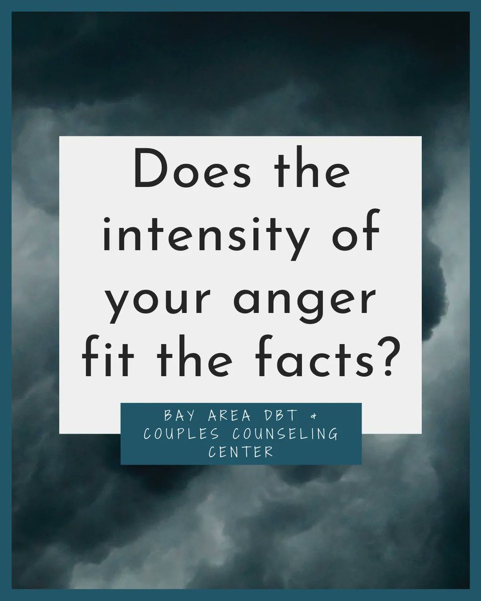 bayareadbtcc's tweet photo. Sometimes anger fits the facts, and sometimes faulty interpretations can intensify anger, making us believe that we are being treated unfairly or that things should be different than they are. 

https://t.co/Uqt3GWeaJV https://t.co/kU5jJwngpi