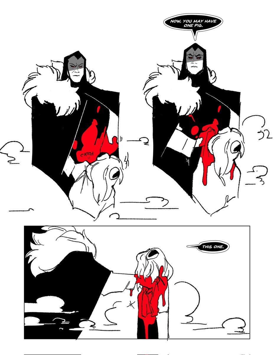 impossiblesnail's tweet image. The mongrelfolk go pig hunting in our Curse of Strahd one-shot!

It was going well until the end...

#dnd #5e #Strahd