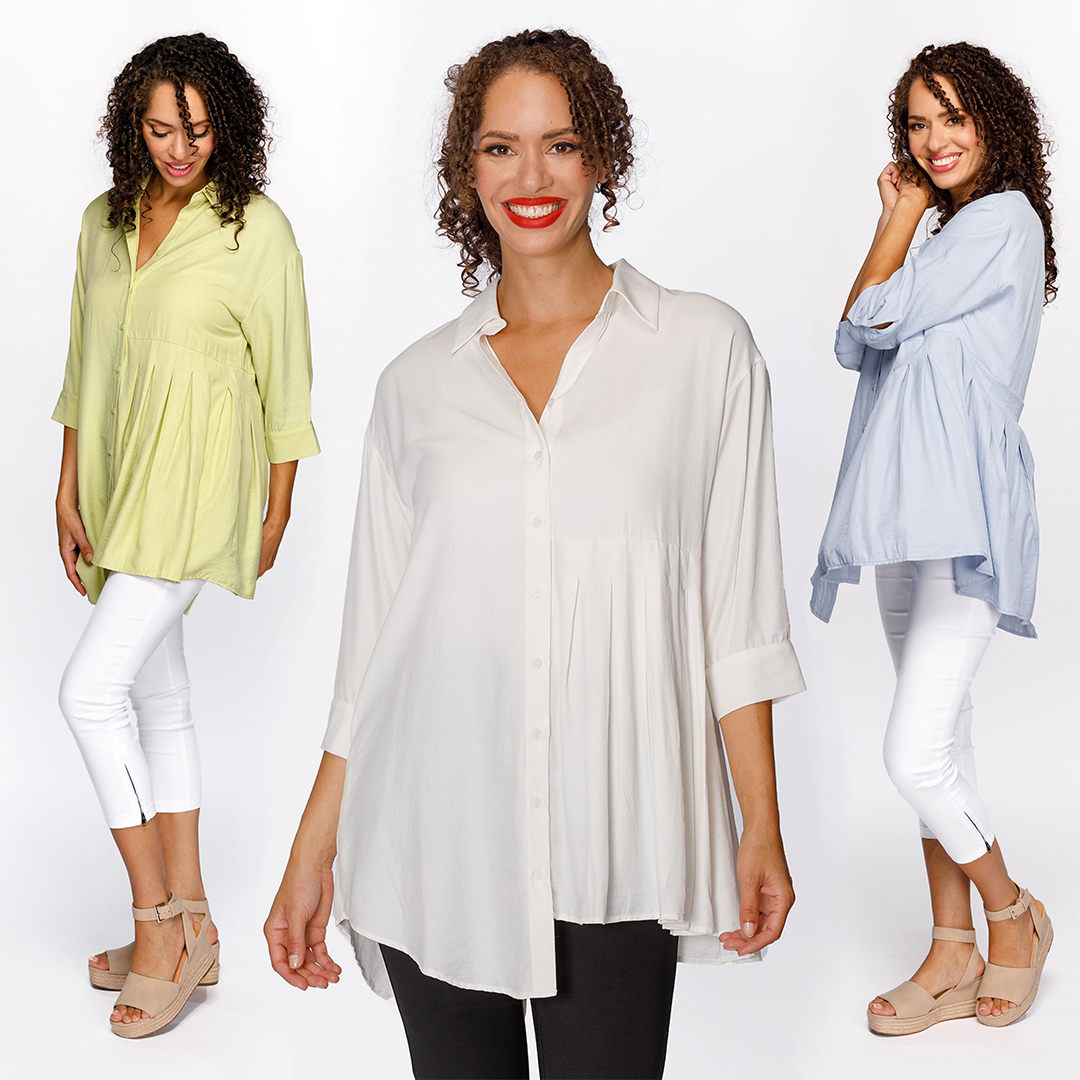 RedCoralFashion's tweet photo. The perfect transitional piece 🍃☀️ Elevate your look with this classic collar shirt, featuring pleated side details and sleek fabric. Shop it now in stores and online: https://t.co/rE3UxJkFe2
.
.
#TransitionalPiece #Versatile #Collar #Blouse #Top #StJacobs #Stratford #ShopRetail https://t.co/VwBFypY0Ey