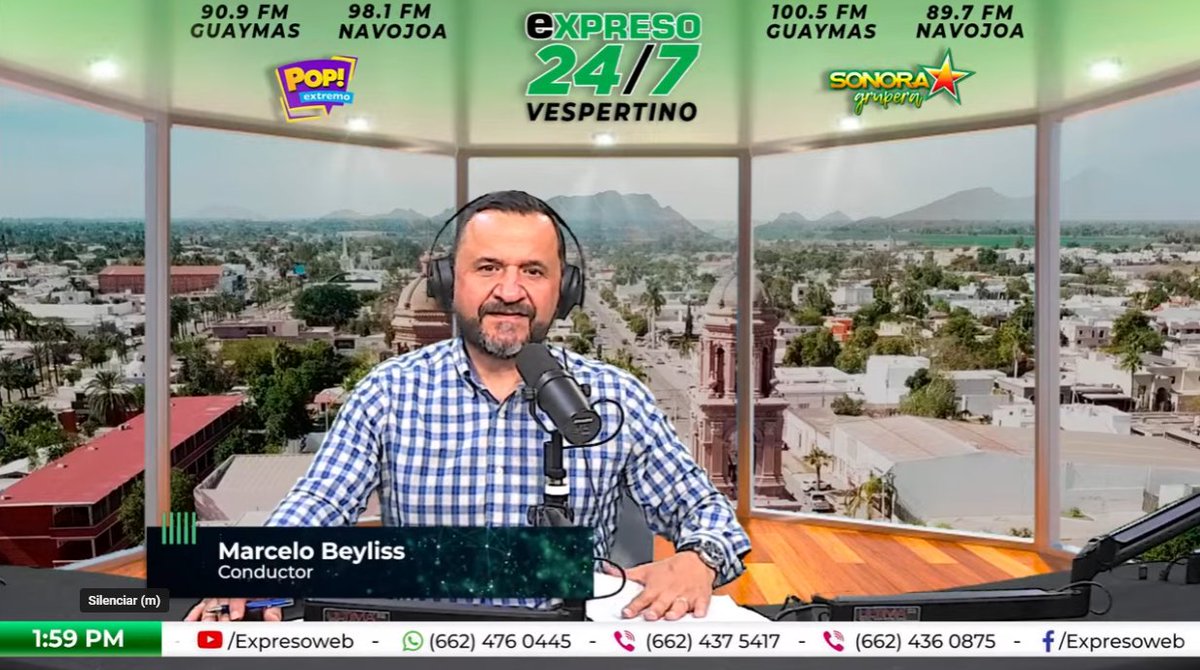 ¡Gracias por sintonizarnos!

Nos vemos mañana a las 7 a.m. con más de la mejor información en la edición matutina de <a href="/Expreso24_7/">Expreso24/7</a>.

📷 FM #Guaymas 90.9 #Navojoa 98.1