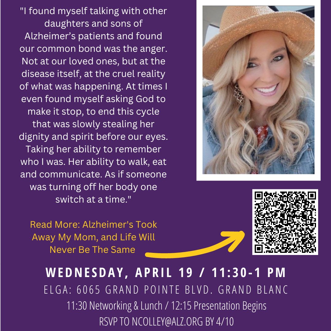 GB_Chamber's tweet image. Join Lisa Marie for "Behind the Scenes" Alzheimer's Association Leadership Luncheon.  RSVP NCOLLEY@ALZ.ORG conta.cc/3nPMR0Z
conta.cc/43mBBJL