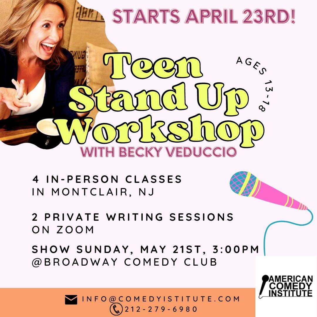 Jay Yoder 💻 (@edtechyoder) on Twitter photo Hey #MontclairNJ do you know any funny teens who might like to get into Standup? There is a great in-person workshop starting at the end of this month! Graduation show at Broadway Comedy Club in NYC! email info@comedyinstitute.com to sign up! @montclairpatch <a href="/MontclairNJGov/">Montclair, NJ</a> Hey #MontclairNJ do you know any funny teens who might like to get into Standup? There is a great in-person workshop starting at the end of this month! Graduation show at Broadway Comedy Club in NYC! email info@comedyinstitute.com to sign up! @montclairpatch <a href="/MontclairNJGov/">Montclair, NJ</a>