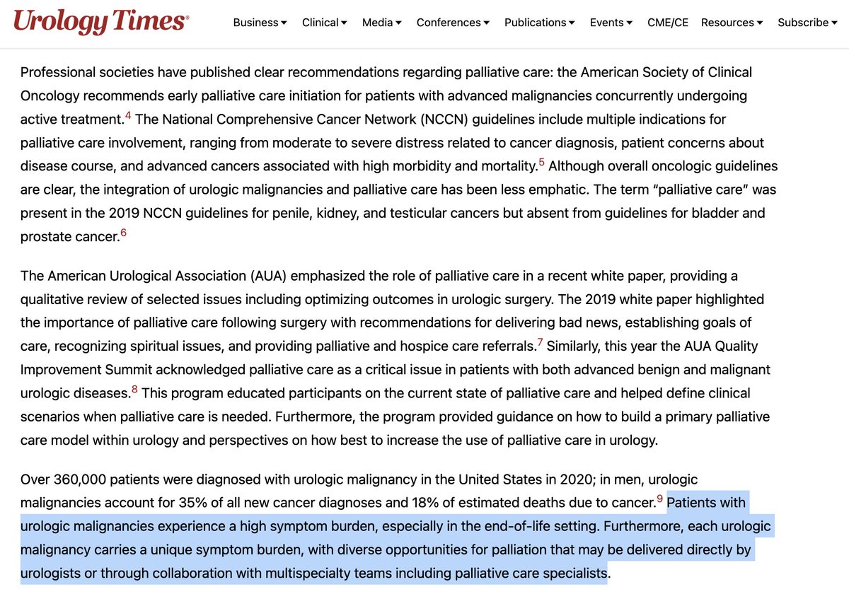 Yeonsoo Sara Lee, MD (@ysaralee) on Twitter photo Thinking a lot about palliative med after rotating w/ them. Got pointed to this <a href="/UrologyTimes/">Urology Times</a> piece on (underused) palliative principles in urology by <a href="/BrynLauner/">Bryn M. Launer, MD</a>/<a href="/Scarps_kristen/">Kristen R. Scarpato</a>, & am hoping to incorporate elements in my future practice.
bit.ly/43k4iqV Thinking a lot about palliative med after rotating w/ them. Got pointed to this <a href="/UrologyTimes/">Urology Times</a> piece on (underused) palliative principles in urology by <a href="/BrynLauner/">Bryn M. Launer, MD</a>/<a href="/Scarps_kristen/">Kristen R. Scarpato</a>, & am hoping to incorporate elements in my future practice.
bit.ly/43k4iqV