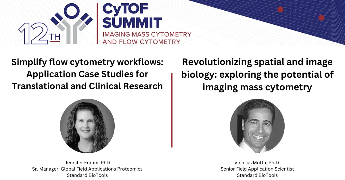 Standard_BioT's tweet image. Get an insider’s perspective on how adding spatial analysis to study diseases can help determine current cell behavior and predict future response. Find out why simplifying #flowcytometry workflows can actually accelerate #clinicalresearch: standardbio.com/CYTO-SBI-Event…
#CyTOFSummit23