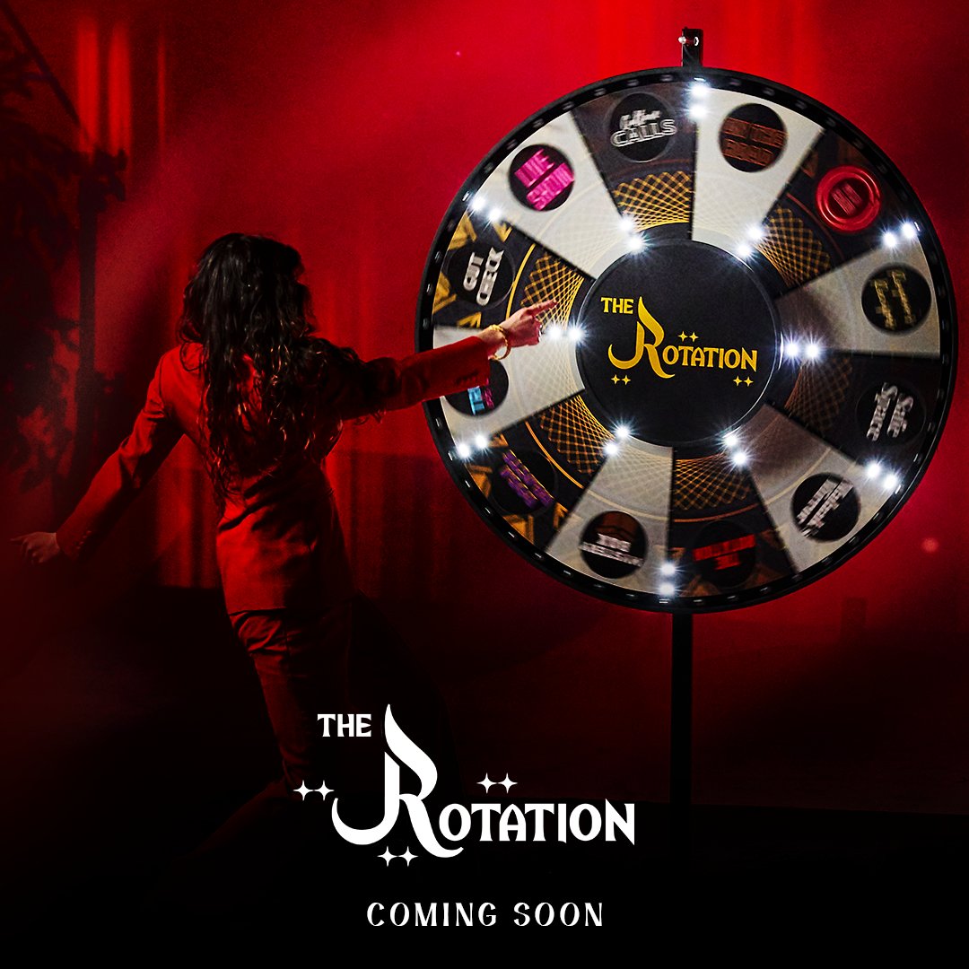 TheRotationShow's tweet image. The stage is set for the biggest variety game show to take center stage … I dare you to come play ⏳

من إلى .. الحياة مستمرة
انتظرونا قريباً في

Coming soon... 
#TheRotation