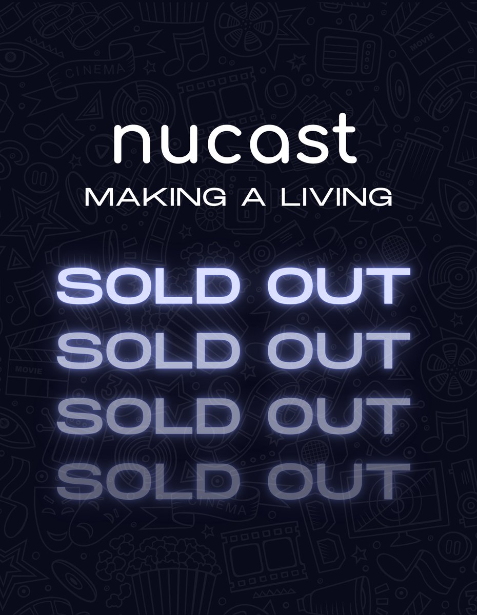 NucastIO's tweet photo. The 1st installment of The Prestige Collection -Making A Living has sold out!🔥
Thank you to everyone that minted, let's see those collectibles!🎬 We hope you all enjoy the film.
The next installment will be even more exclusive & there will be perks for owning the full set📽️ https://t.co/EIjiAk6wOf