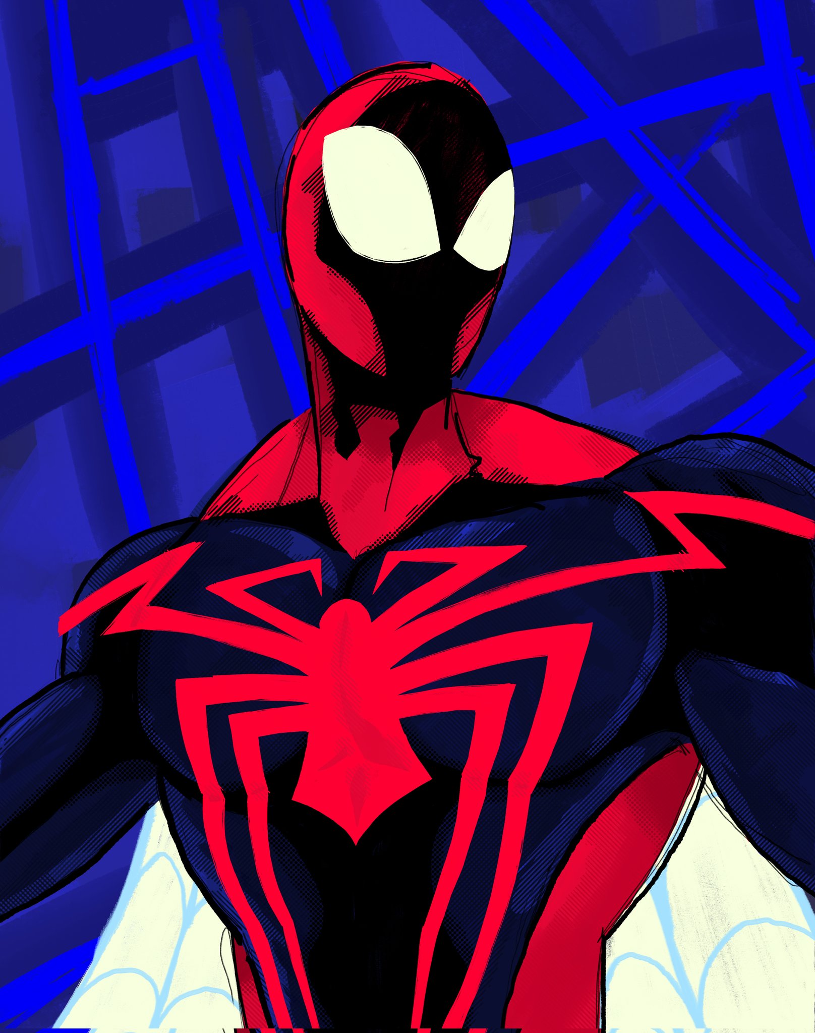 Spider Man Unlimited Suit Drawing