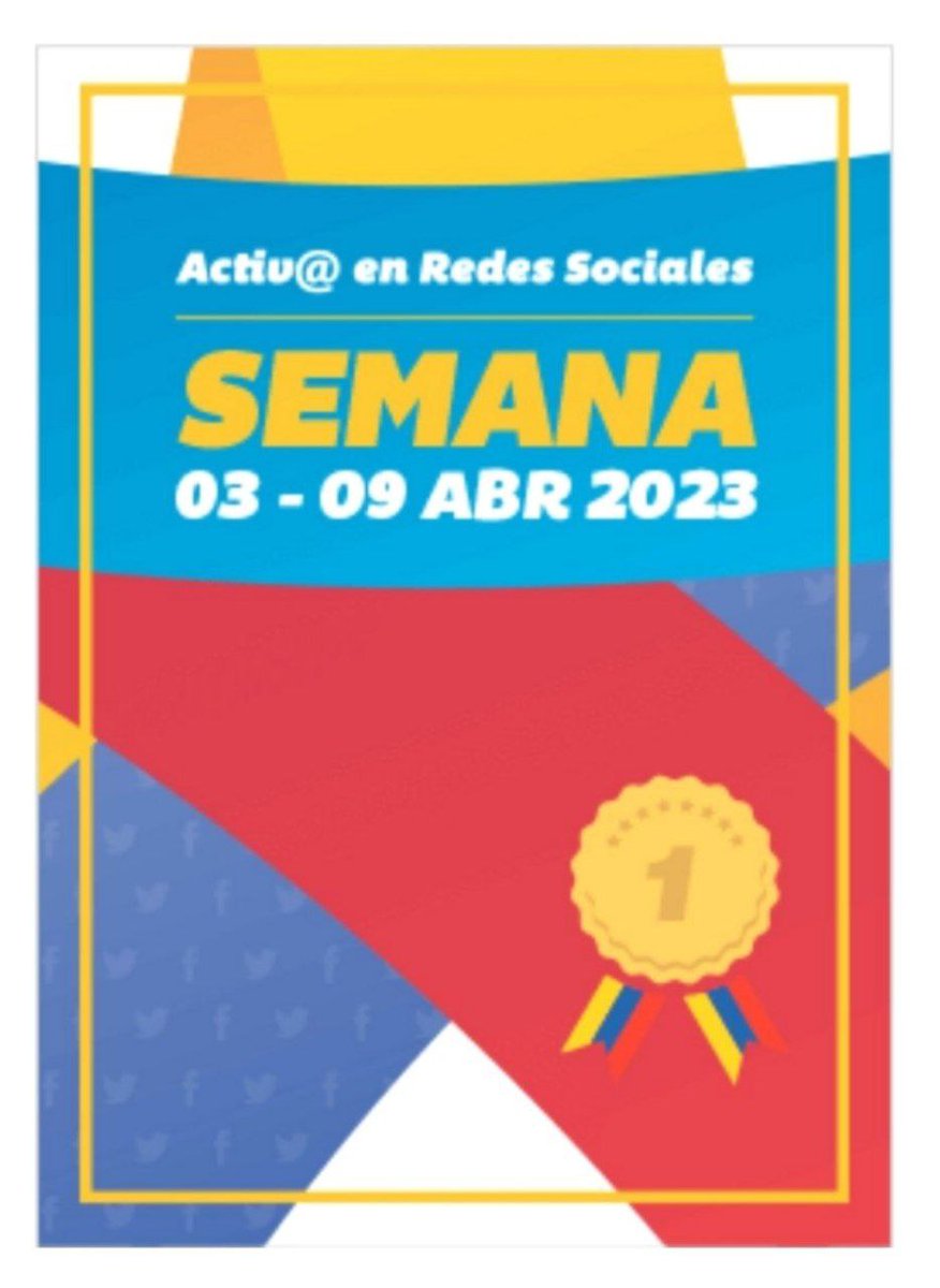 #AHORA

#SistemaPatria Inicia la entrega de los logros o mención a las personas que se destacaron en Redes sociales (Twitter) a través del Sistema del <a href="/CarnetDLaPatria/">Carnet de la patria</a> durante la semana comprendida entre el 03 al 09 de abril de 2023.
<a href="/NicolasMaduro/">Nicolás Maduro</a>