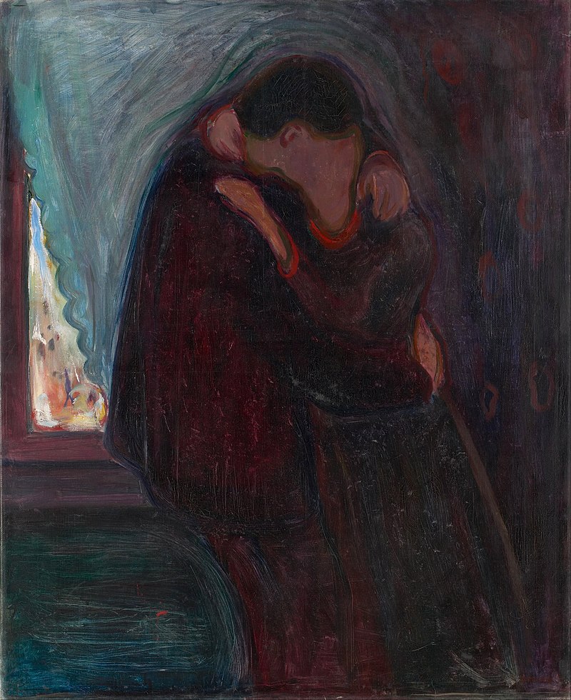 _songoflos's tweet photo. Geceye dair...

🎨Edvard Munch, The Kiss (1897) https://t.co/uTSXihmFVZ