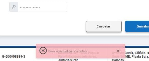 mariallex2709's tweet photo. Intento modificar los datos personales #preguntasdeseguridadsaime y me sale eso. Que hacer. https://t.co/CxcTkYUKXl