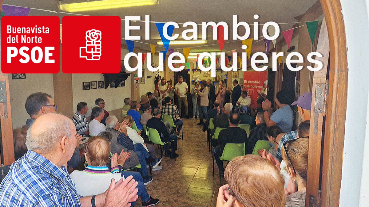 Mil gracias a nuestr@s vecin@s de Las Portelas por trasladarnos sus ideas y peticiones, y por llenar su Centro Cultural de tanto cariño e ilusión. Esta ha sido la primera de nuestras reuniones por los barrios de #BuenavistadelNorte, y no podíamos salir más ilusionados. 
❤️#PSOE