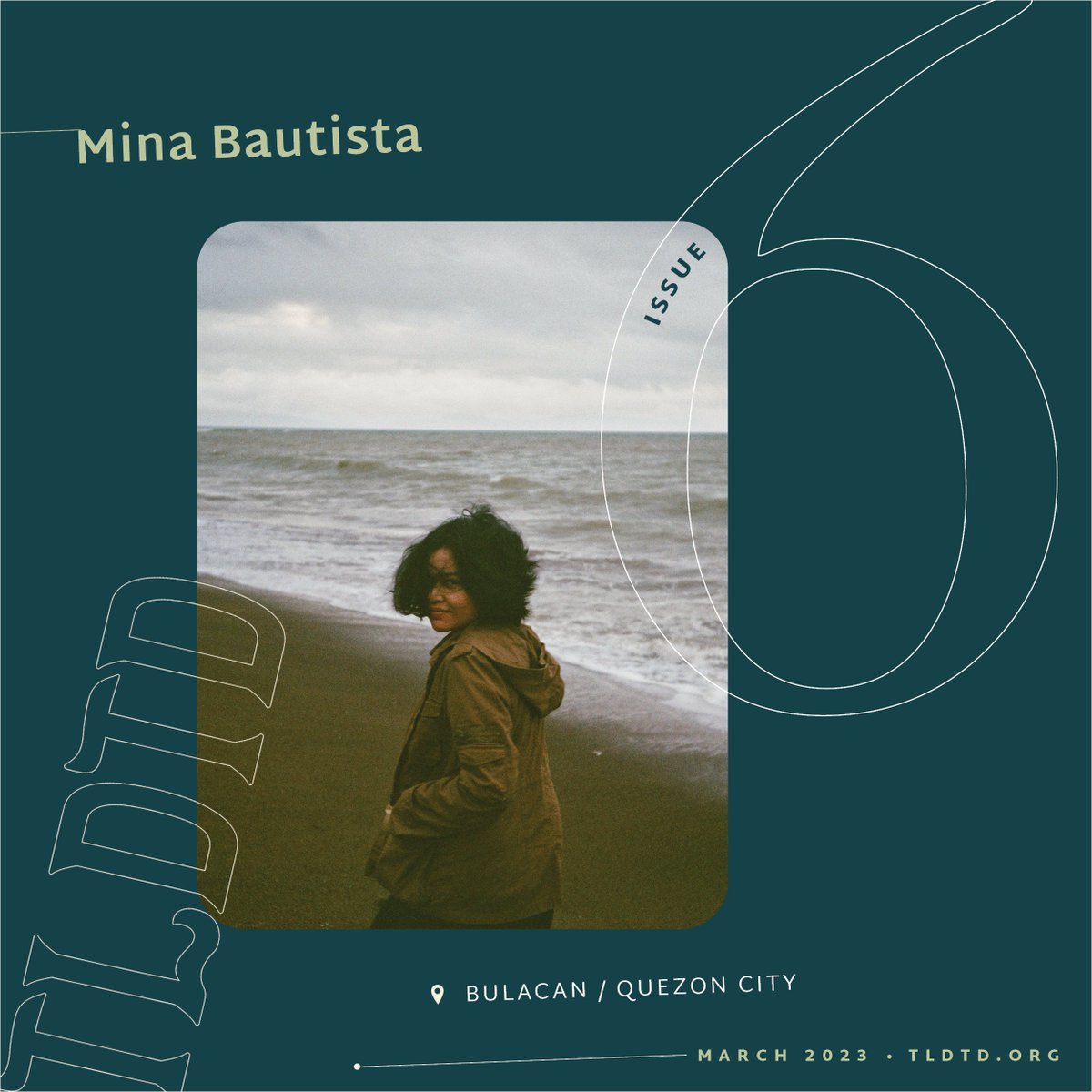 Buong tiyagang hiniwa ang telang
malakatad ang dating sa mapurol
at nangangalawang na cutter.
Sa wakas

“May Mga Bagay na Hindi Namamatay” by Mina Bautista
tldtd.org/poet/mina-baut…