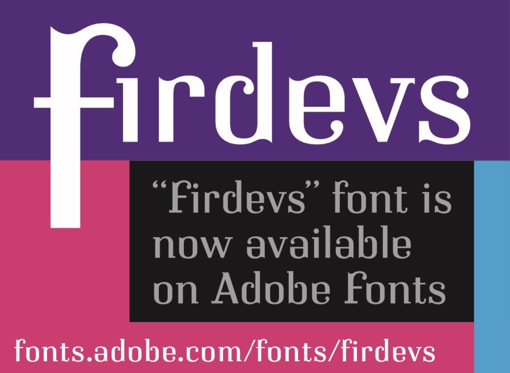 fevziyazici's tweet photo. Aynone with Adobe Pro, can get the “Firdevs” font, which I designed in prison, for free. https://t.co/cYxuSt8FFw