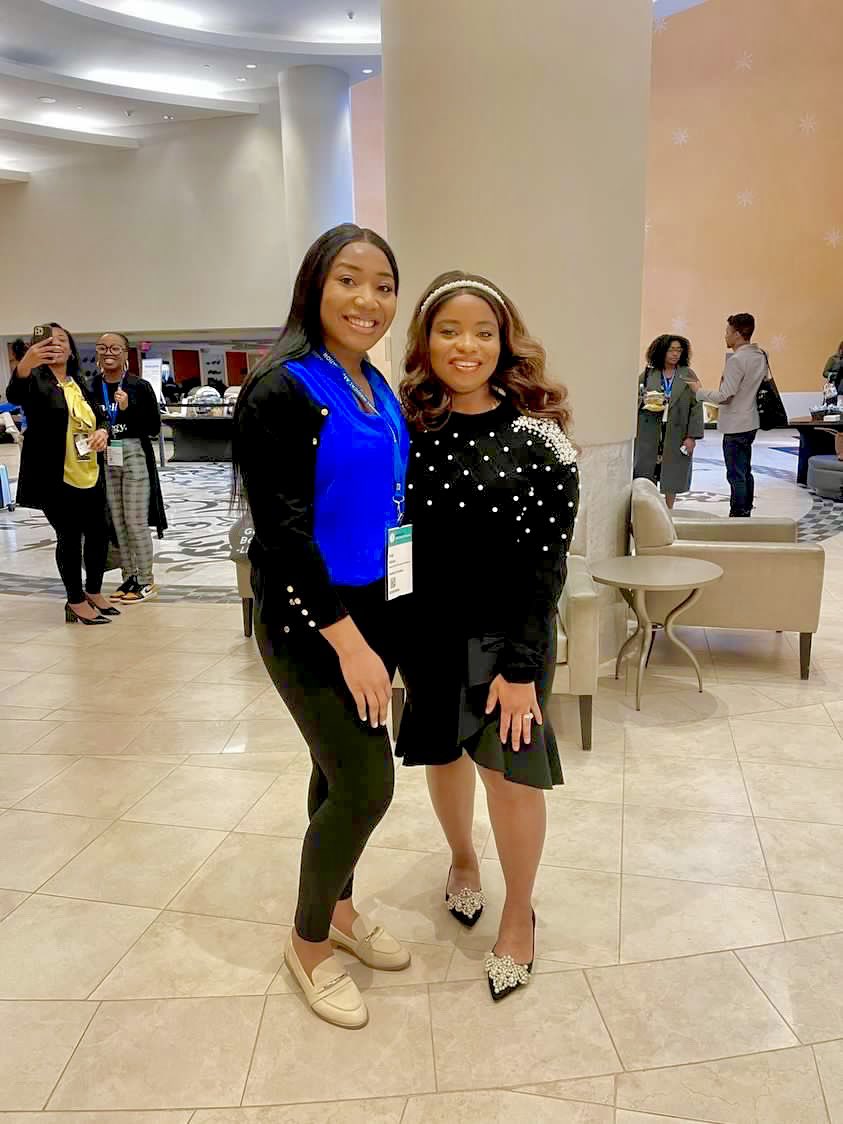 AliahFonteh's tweet image. Attended my first in-person SNMA AMEC, and wow- how great it was to network, attend a variety of sessions, and share about my experience as an HVTN RAMP Scholar! 

Thank you @MeharryMedical for sponsoring me to attend! 

#MeharryMedical #MeharryMade #OBGYN #SNMA