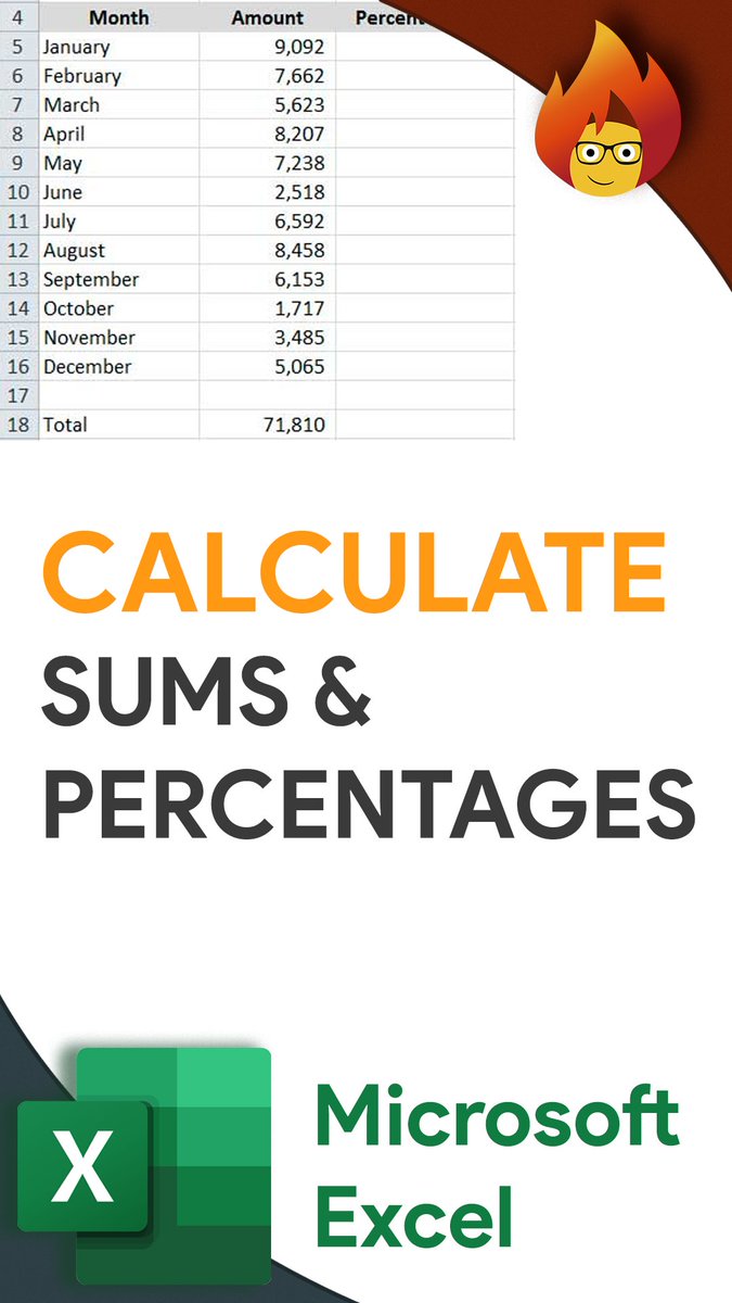 btltutorials's tweet image. Best way to calculate SUMS and PERCENTAGES on Excel
See our video to know it!
youtube.com/shorts/aigyOAv…
#excel #microsoft #SumExcel #sumfunction #quicktutorial #percentagesexcel #percentages