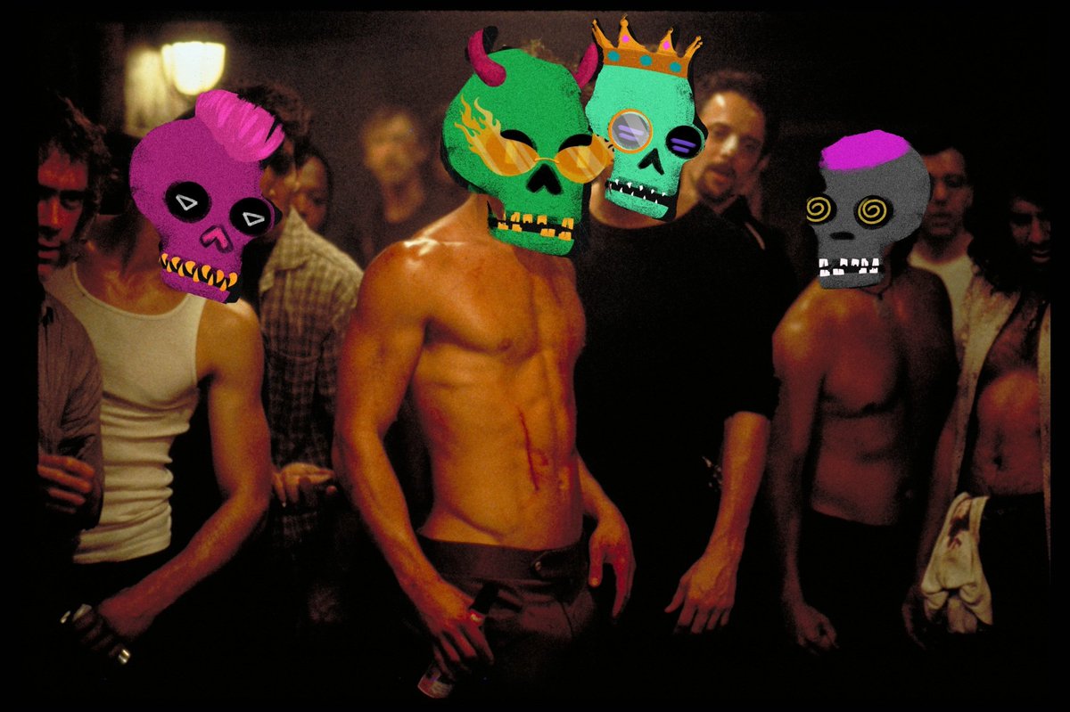 First rule of Fight Club is...

You're #D34D. 

Second rule. 

You're #D34D 

Third rule. 

You FUD. You die. 

#D34DArmy #XXD34D <a href="/xxd34d_/">XXD34D</a> #NFTs #NFTCommunity