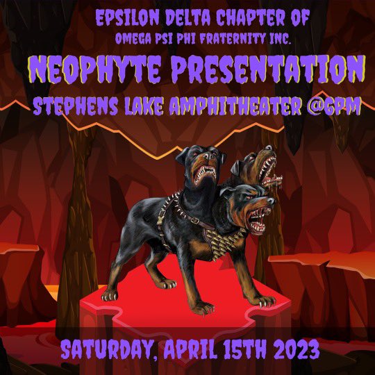ITS TIME TO RELEASE THE DAWGS😈🐶⚡️Probate is on April 15th, at Stephens Lake Amphitheater @ 6pm‼️ BE EARLY‼️ BE READY TO TURN UP WITH US AFTER‼️

📍: 2001 East Broadway, Columbia, MO, 65201