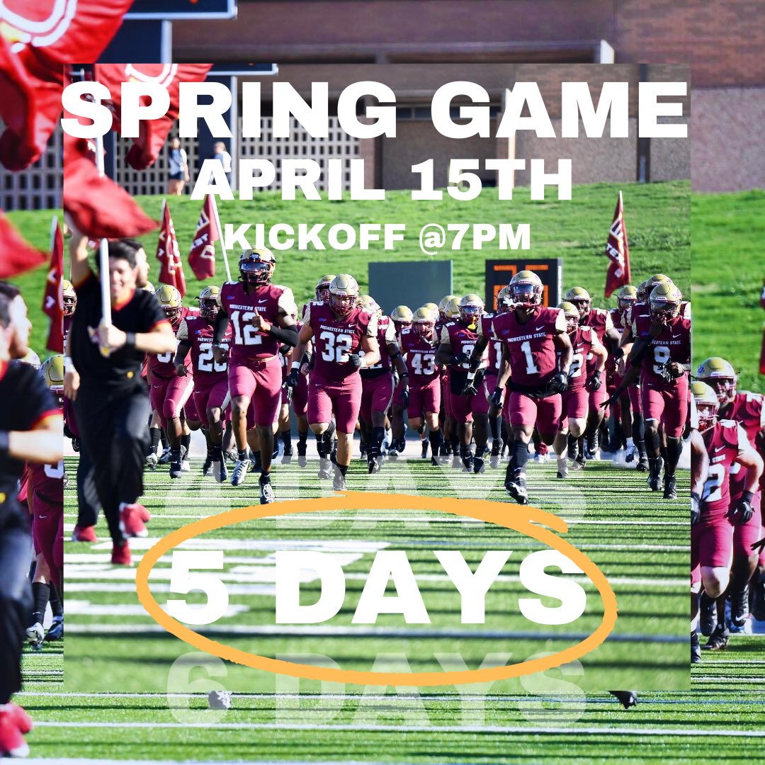 5 DAYS out… 

#GoMustangs | #StangGang🐎