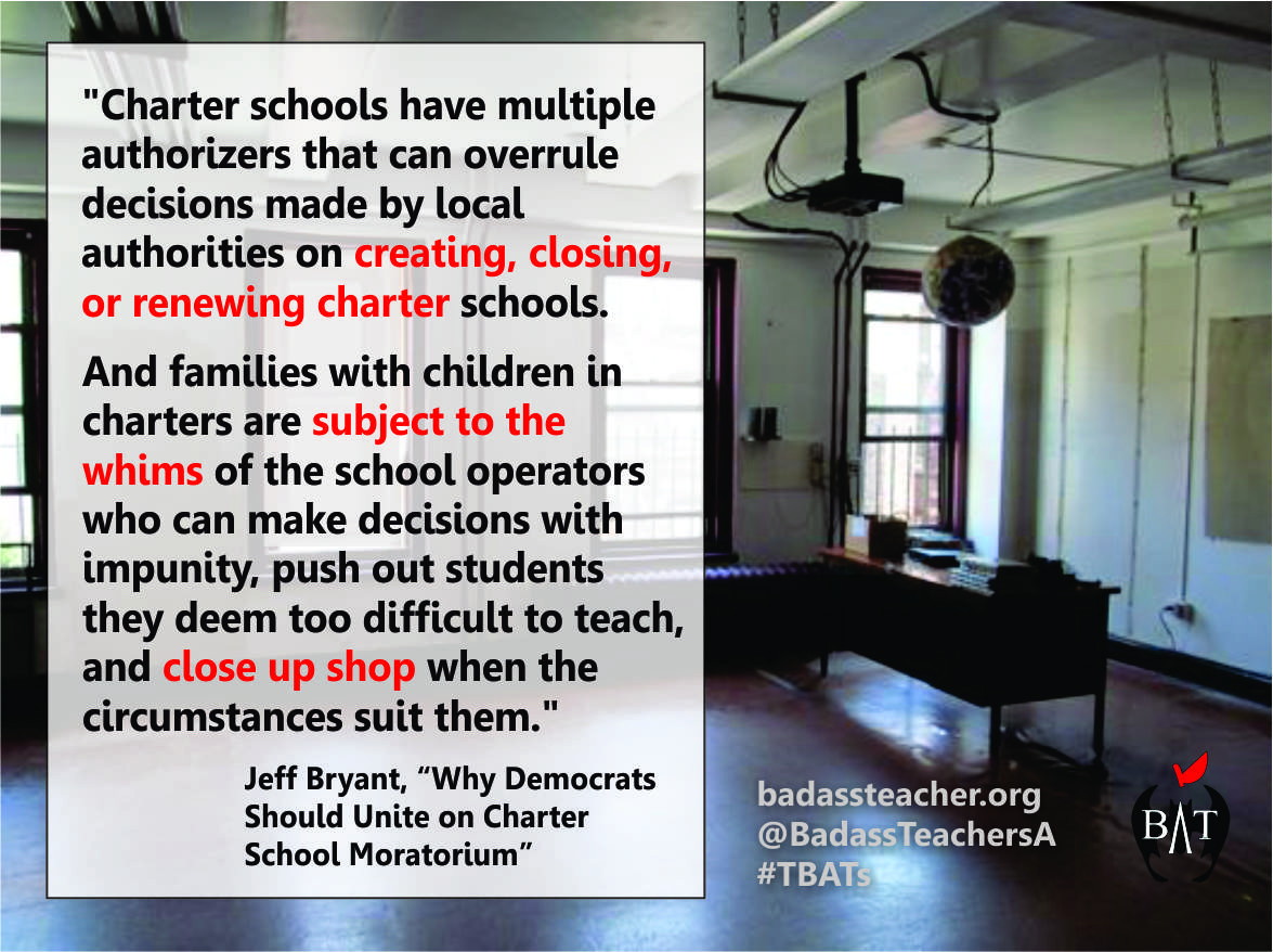 Louisiana (@louisianabats) on Twitter photo Charters are education flavored businesses. They can close up shop & move on whenever they want, leaving families in the lurch. #TBATs #AnotherDayAnotherCharterScandal <a href="/MNBATs1/">MN Badass Teachers</a> <a href="/ArkansasBATsA/">ArkansasBATs</a> <a href="/MissouriBATs/">Missouri BATs</a> <a href="/IllinoisBATs/">IllinoisBATs</a> <a href="/IndianaBATs/">INBATs</a> <a href="/iowabats/">Iowa BATs</a> <a href="/MIBATS/">Michigan BATS</a> <a href="/Wisconsin_BATs/">Wisconsin BATs</a> Charters are education flavored businesses. They can close up shop & move on whenever they want, leaving families in the lurch. #TBATs #AnotherDayAnotherCharterScandal <a href="/MNBATs1/">MN Badass Teachers</a> <a href="/ArkansasBATsA/">ArkansasBATs</a> <a href="/MissouriBATs/">Missouri BATs</a> <a href="/IllinoisBATs/">IllinoisBATs</a> <a href="/IndianaBATs/">INBATs</a> <a href="/iowabats/">Iowa BATs</a> <a href="/MIBATS/">Michigan BATS</a> <a href="/Wisconsin_BATs/">Wisconsin BATs</a>