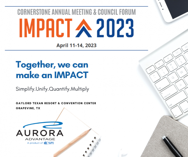 We are gearing up for #CUImpact2023 with the Cornerstone League in Grapevine, TX this week! Hope to see our #creditunion friends from AR, KS, MO, OK and TX. Stop by and visit us in Booth #206 to discuss our full #digitalbanking solutions suite.

#auroraadvantage
