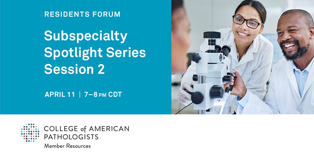 Pathologists's tweet photo. Ask questions about training in a subspecialty and learn from other. Ask the experts from a variety of subspecialties like #bstpathology #dermpath #forensicpathology #hemepath #informatics and #microbiology.
Register for Session 2: https://t.co/1i2yfYLFjy https://t.co/0I0W0a0xJj