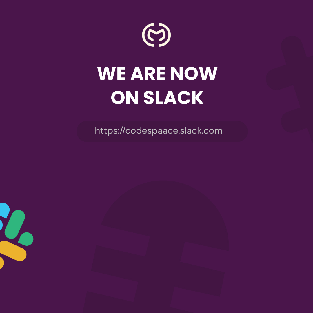 CodeSpaceHQ's tweet photo. We've landed on Slack! 🎉

Join our Code Space community and connect with like-minded Gen Z techies, entrepreneurs, and innovators across Africa. 

Click the link below, Let's build the future of Africa together! 🔥

https://t.co/tWZR0cvfy5

#CodeSpaceOnSlack #codespace https://t.co/5J4vcL6ga8