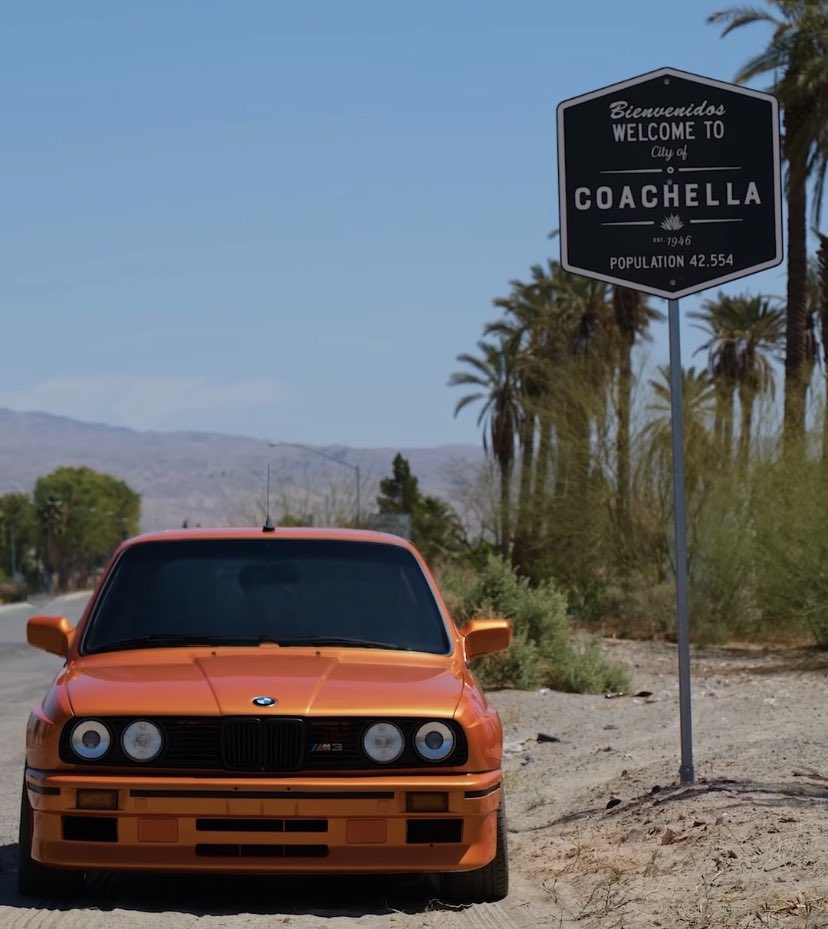 “The past meets the future at Coachella this week. As far as what comes next, we'll let you guys prophesy.” -BMWUSA on IG