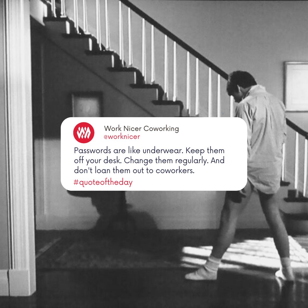 Keep your friends close and your passwords closer! 🤫

#Community #Coworking #PasswordProtection #TechAdvise #Calgary #YYC #Edmonton #YEG