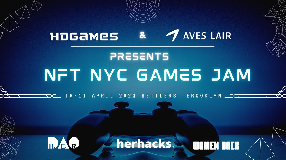 Polygon ※ (@0xpolygon) on Twitter photo NFT.NYC GAMES JAM HACKATHON | April 10-11
👉🏼<a href="/_HerDAO/">H.E.R. DAO</a> hackathon in NYC focused on gaming + infrastructure
eventbrite.com/e/nft-nyc-game… NFT.NYC GAMES JAM HACKATHON | April 10-11
👉🏼<a href="/_HerDAO/">H.E.R. DAO</a> hackathon in NYC focused on gaming + infrastructure
eventbrite.com/e/nft-nyc-game…
