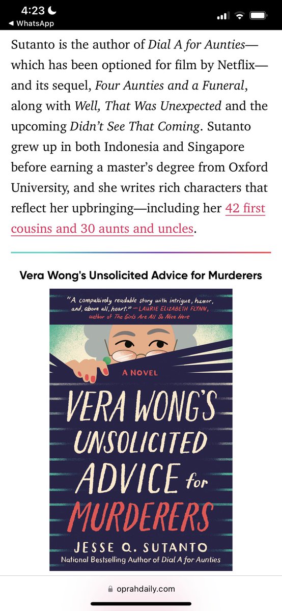 AAAHHH IT’S OUT!! OPRAH AND MINDY KALING ARE TURNING VERA WONG INTO A TV SERIES WITH WARNER BROS!!! 😭😭😭 for once, I do not have the words. 🤩 I just. Yeah. No words. Just a neverending AAAAAAAAAAAAAAHHHH!!!

Article here: bit.ly/3KPvC92