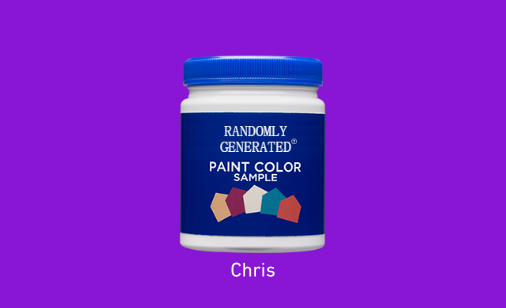 PaintNames's tweet photo. Chris https://t.co/99WBvLHTjG