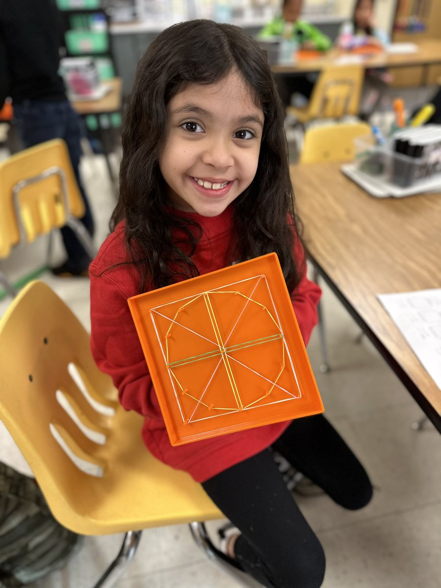 First day of our new math unit &amp; geoboards are definitely one of their new favorite manipulatives!