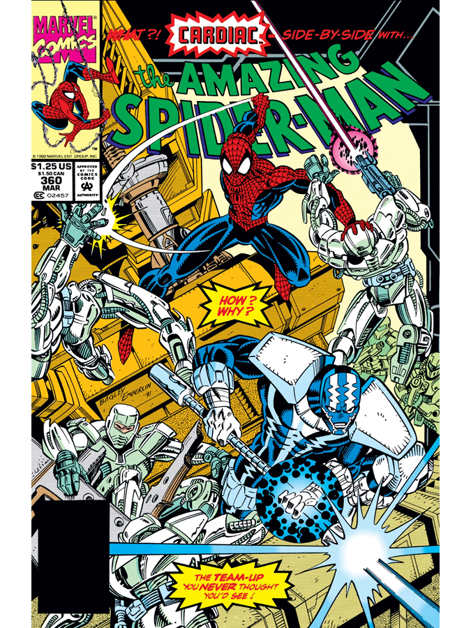 RT @ClassicMarvel_: The Amazing Spider-Man #360 cover dated March 1992. https://t.co/pcdDKCbmvO