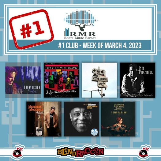 Rhombus Records release Rhythm Krewe "Unfinished Business"  is #1 on RMR.