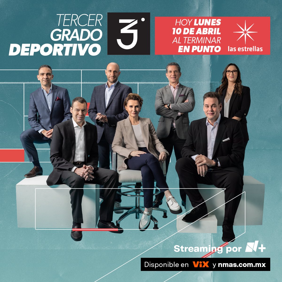 ramonovic09's tweet image. #ProgramaTV | #TercerGradoDeportivo

📅 Esta Noche
🇲🇽 ⏰ 23:00 Hrs TC, 22:00 Hrs TP
📺 @Canal_Estrellas 
📱💻 @nmas en @VIX 
🌐 nmas.com.mx
🎤 @DeniseMaerker 
🎤 @Faitelson_ESPN 
🎤 @Javier_Alarcon_ 
🎤 @andremarinpuig 
🎤 @albertolati 
🎤 @MajolaB
🎤 @adelarosa

#TGD