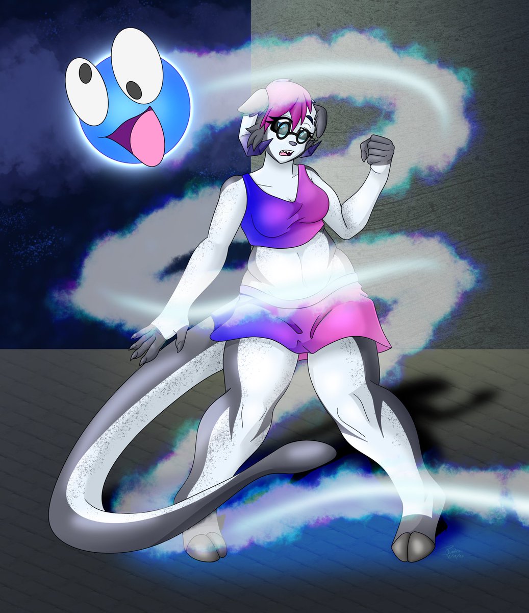 Mindless_Spctr's tweet image. The Mindless One, loves to have fun. Either with mortals or at their expense. Imagine his surprise when he sees someone pretending to be human out and about. “Well, that just won’t do. You can’t have fun unless you’re being yourself.” … run! #nimauras28th