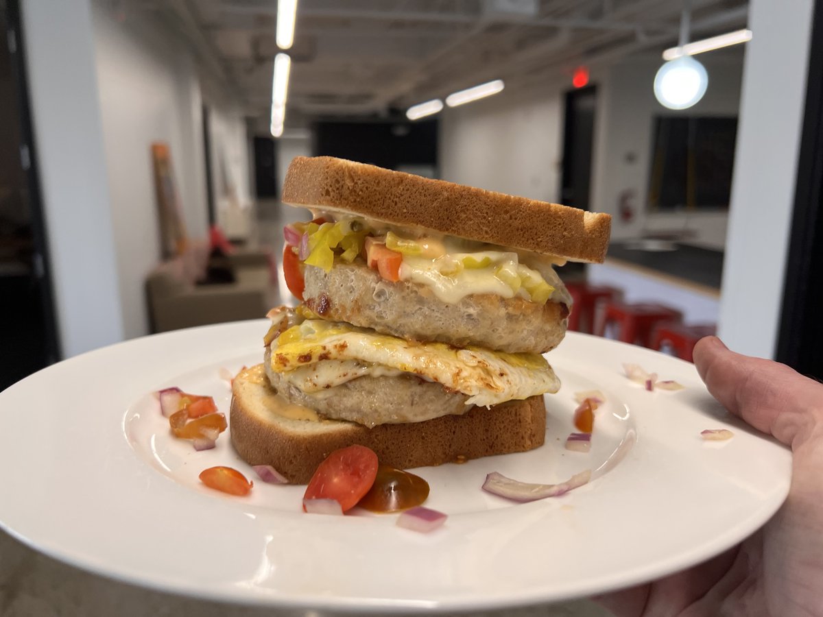 It is so choice. If you have the means, we highly suggest picking one up. #PlutoKitchen #diyatwork #chickenburger #chefpluto