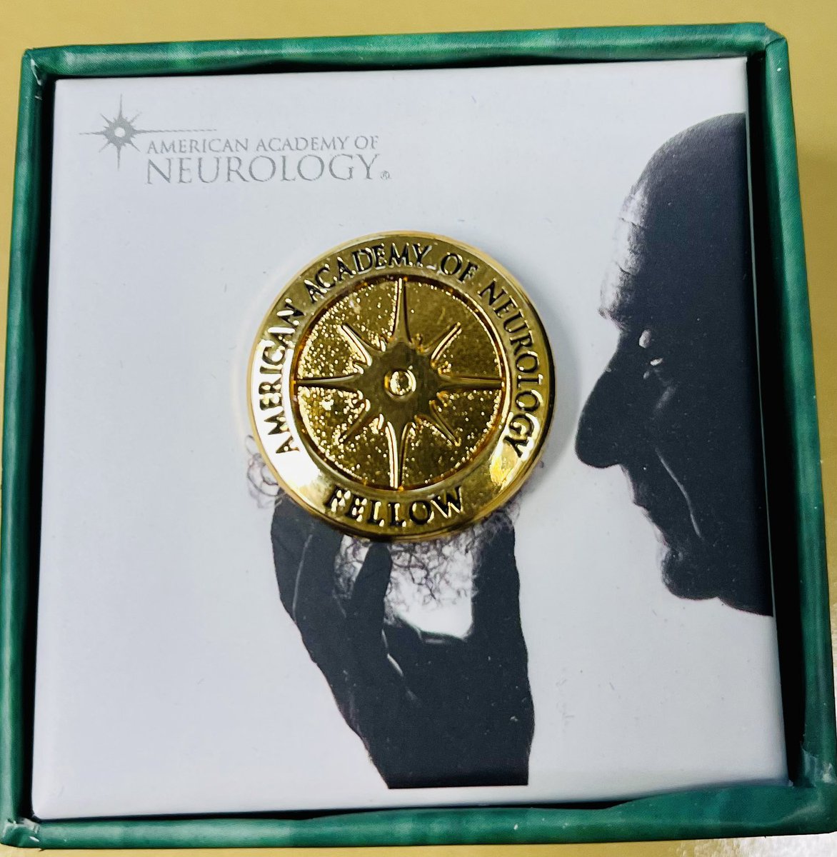 Got a pleasant surprise in the mail today! Looking forward to proudly wearing it at the #AANAM #neurologyproud @AANmember @IndianNeuroinUS @UNMC_neurology