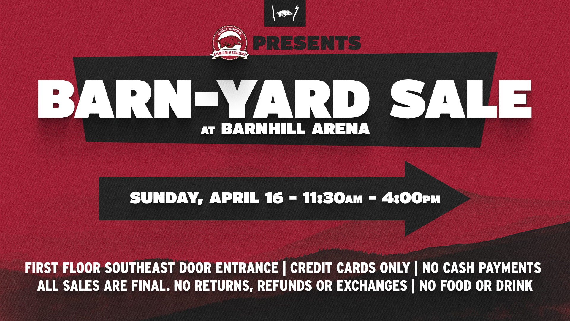 arkansas-razorbacks-on-twitter-barn-yard-sale-this-sunday-now-s