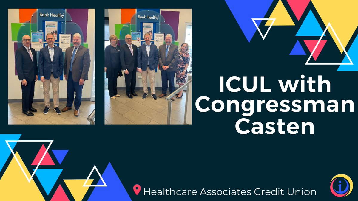 ICUL appreciated the opportunity to host <a href="/RepCasten/">Rep. Sean Casten</a> today at Healthcare Associates Credit Union to discuss issues important to #creditunions and ways credit unions provide #FinancialWellBeingForAll members!
