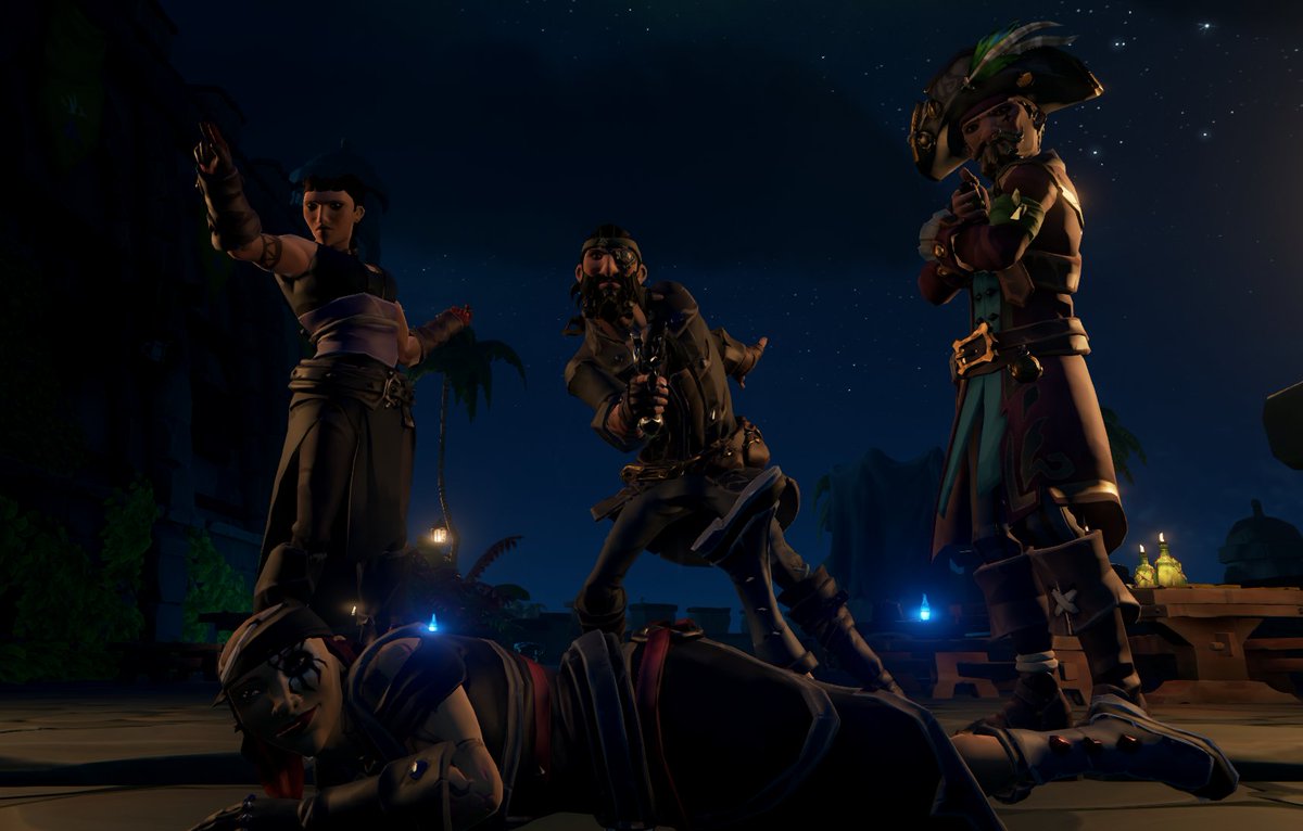EMotch2's tweet photo. Good sailing sesh tonight! @Lukeo712 
#SeaOfThieves https://t.co/zIbPGmJCTy
