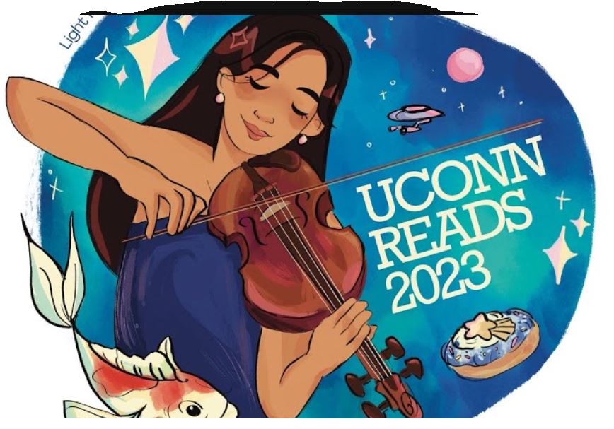 Tuesday, April 11, 2023, UConn Reads 2023 Author Ryka Aoki!   UConn Reads welcomes the acclaimed author Ryka Aoki to discuss her novel, "Light From Uncommon Stars," the selected book for the academic year 2022-2023. Watch virtually here: &lt; youtube.com/live/SCkr6hmHy… &gt;