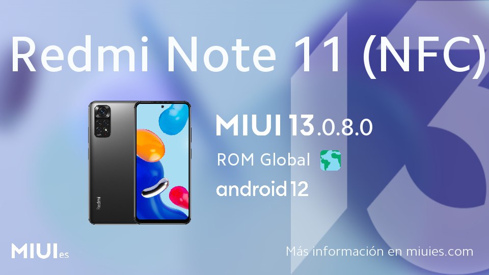 MIUISPAIN's tweet image. Actualización para el Redmi Note 11 (NFC)
🔹 Versión 13.0.8.0
🔹 MIUI 13 Global Mi Pilot
🔹 Android 12
Descargar: t.me/MIUIesROMs/7624

#RedmiNote11(NFC) #spesn #Global #MIUI13