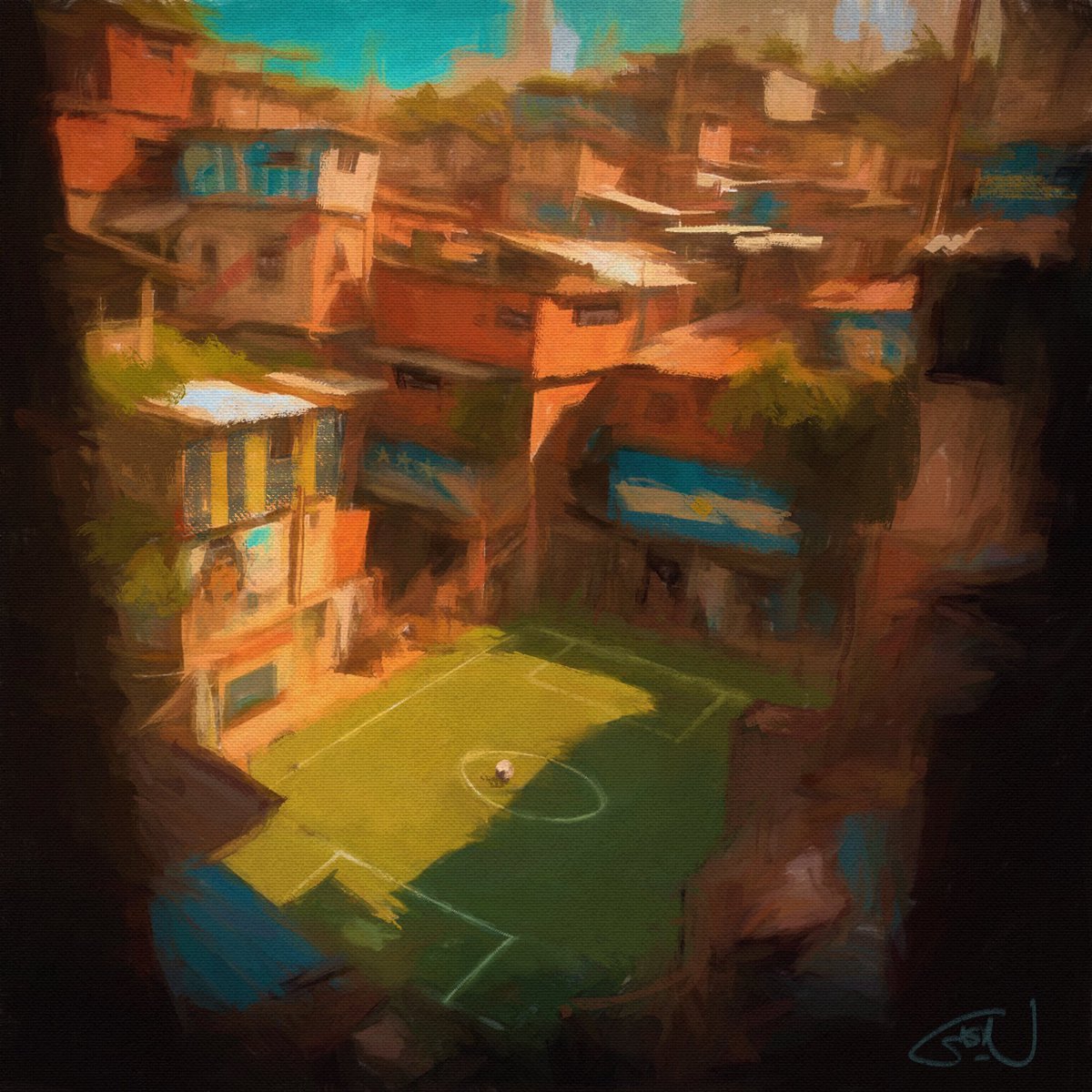 Potrero • Hood pitch concept ⚽️

All Rights Reserved GastonUgarte®
#futbolcallejero #streetfootball #potrero #futbol #soccer #conceptart  #digitalpainting #photoshop #infinitepainter #environmentdesign #visualdevelopment