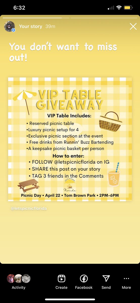 FSUAlex_'s tweet photo. Biggest even coming to tally make sure you are there. Free raffle going on on @LetsPicnicFL IG. Follow the rules and you could win a VIP Table https://t.co/XmU2AQ4HE3