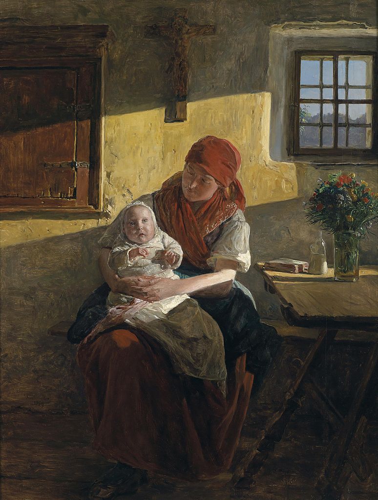 Sunday rest , waldmuller, 1859