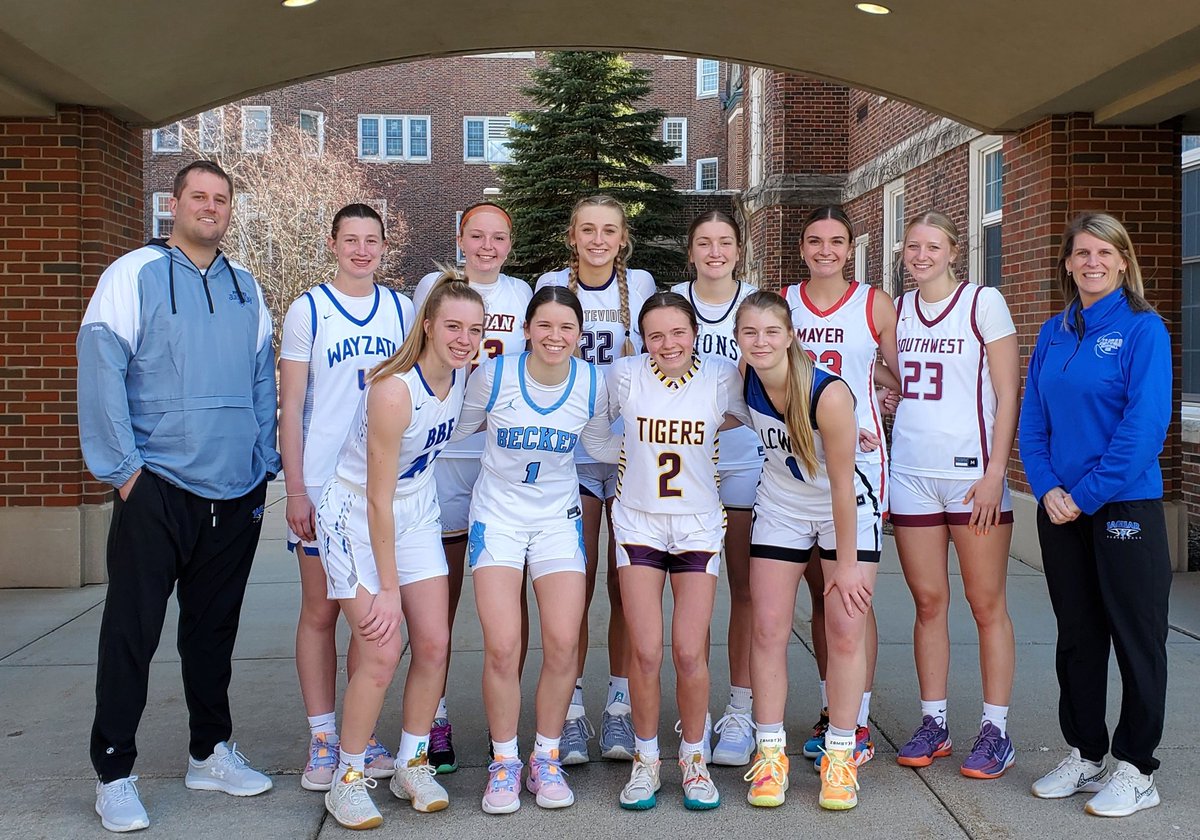 MGBCA AllStarSeries (@mngbballallstar) on Twitter photo Game #2- It was Blue over White! Blue was led in scoring by <a href="/lenzen_anna/">Anna Lenzen</a> & @DaniNuest w/16 pts and <a href="/tessajohnsonnnn/">tessa johnson</a> & <a href="/sophie_lahti2/">Sophie Lahti</a> w/15! White was led by <a href="/MarenWestin/">Maren Westin</a> w/ 19pts & <a href="/KoenenAvery/">Avery Koenen</a> w/ 14pts! #MNallstar2023 Game #2- It was Blue over White! Blue was led in scoring by <a href="/lenzen_anna/">Anna Lenzen</a> & @DaniNuest w/16 pts and <a href="/tessajohnsonnnn/">tessa johnson</a> & <a href="/sophie_lahti2/">Sophie Lahti</a> w/15! White was led by <a href="/MarenWestin/">Maren Westin</a> w/ 19pts & <a href="/KoenenAvery/">Avery Koenen</a> w/ 14pts! #MNallstar2023