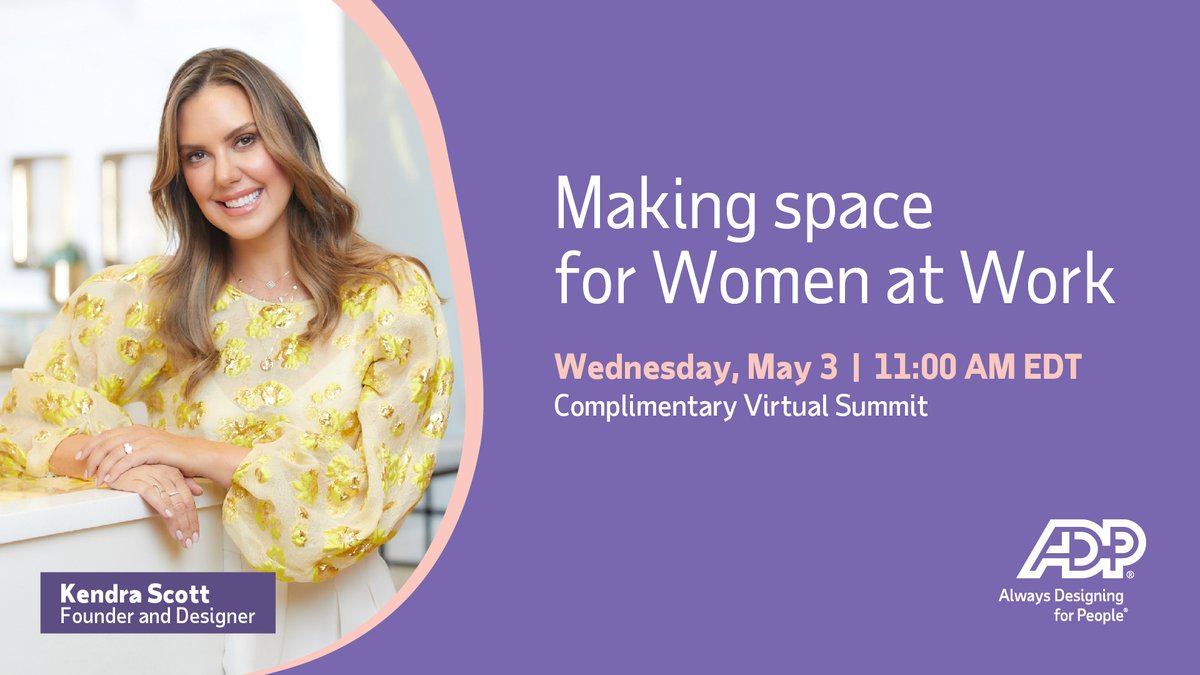 ADP on Twitter "Join an intimate conversation with founder and
