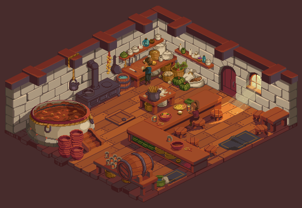 Hommet_'s tweet image. It&apos;s #PortfolioDay AND my birthday!!!🎂🎂🎂

Hi! I make pixel art and I&apos;m working on a cozy little indie game 🌿